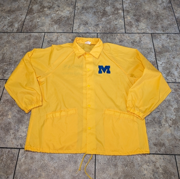 Vintage 80s Michigan Windbreaker Mens Xlg - Picture 5 of 8